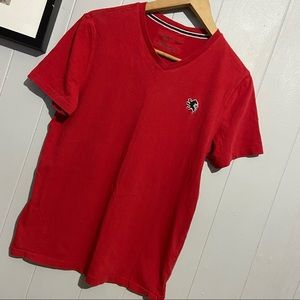 Express V-Neck Short Sleeves T-Shirt